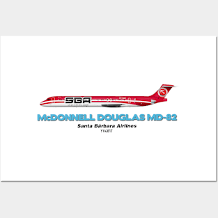 McDonnell Douglas MD-82 - Santa Barbara Airlines Posters and Art